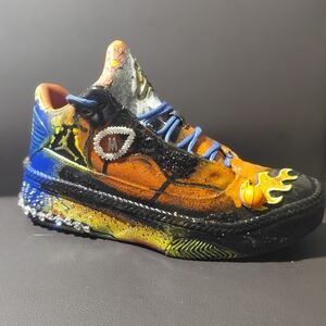 Artistic ulticolor Sneaker Sculpture